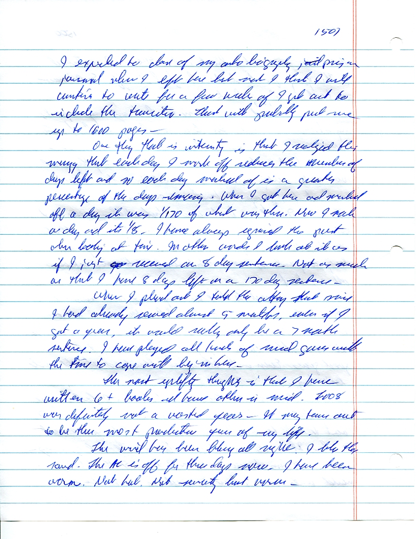 Dr John WorldPeace 2008 Prison Journal